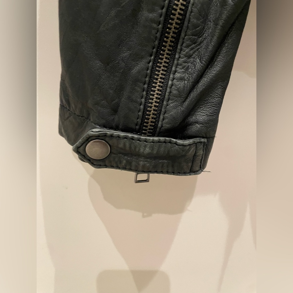 Leather Biker Jacket - Picture 13 of 17